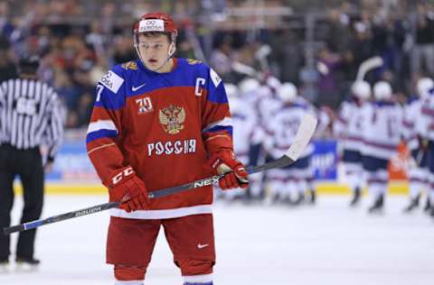 TORONTO, ON – DECEMBER 26: Team Russia, Kirill Kaprizov #7 (Photo by Claus Andersen/Getty Images)