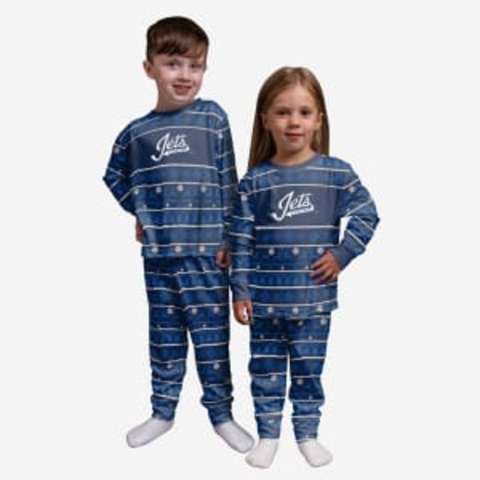 Winnipeg Jets Toddler Family Holiday Pajamas - 3T