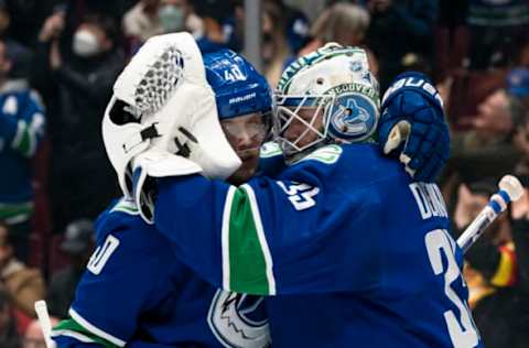 Thatcher Demko #35, Vancouver Canucks (Photo by Rich Lam/Getty Images)