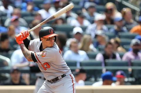 NEW YORK, NY – JUNE 06: Manny Machado #13 of the Baltimore Orioles in action against the New York Mets during a game at Citi Field on June 6, 2018 in the Flushing neighborhood of the Queens borough of New York City. The Orioles defeated the Mets 1-0. (Photo by Rich Schultz/Getty Images)