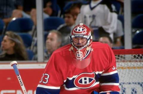 1995 Patrick Roy Montreal Canadiens(Photo by Focus on Sport/Getty Images)