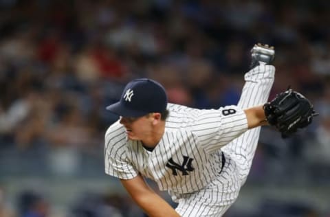 NEW YORK, NY – AUGUST 15: Pitcher Chad Green