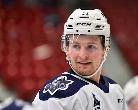 Alexis Lafreniere #11 of the Rimouski Oceanic. (Photo by Minas Panagiotakis/Getty Images)