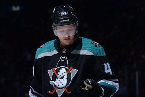 MONTREAL, QC – FEBRUARY 5: Hampus Lindholm #47 of the Anaheim Ducks during the NNHL game against the Montreal Canadiens at the Bell Centre on February 5, 2019 in Montreal, Quebec, Canada. (Photo by Francois Lacasse/NHLI via Getty Images)