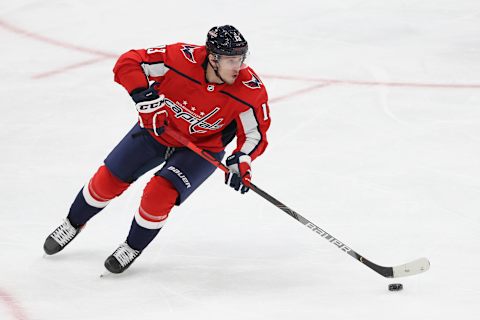 Jakub Vrana, Washington Capitals (Photo by Patrick Smith/Getty Images)