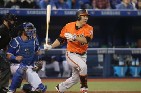 Kim Is the New Challenger for a Corner Outfield Job. Photo by Tom Szczerbowski/Getty Images.