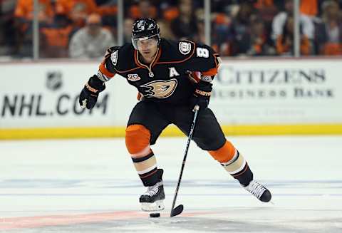 Teemu Selanne #8 of the Anaheim Ducks. (Jeff Gross/Getty Images)