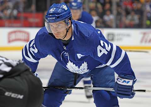 TORONTO, ON – MARCH 17: Tyler Bozak