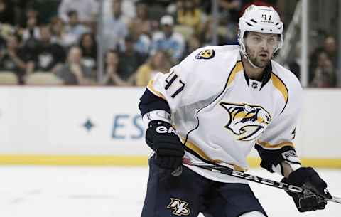 Alexander Radulov #47 of the Nashville Predators  (Photo by Jared Wickerham/Getty Images)