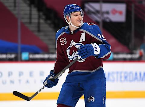 Colorado Avalanche center Nathan MacKinnon (29). Mandatory Credit: Ron Chenoy-USA TODAY Sports