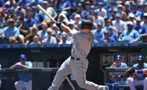 Jul 10, 2016; Kansas City, MO, USA; Seattle Mariners third basemen 