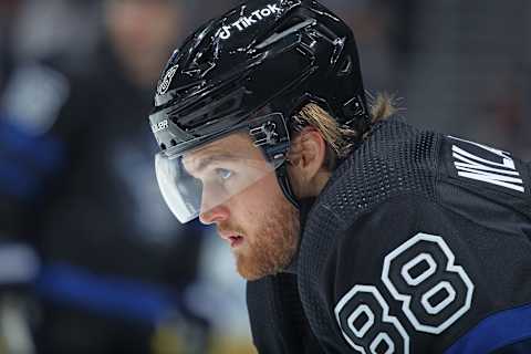 William Nylander #88 of the Toronto Maple Leafs. (Photo by Claus Andersen/Getty Images)