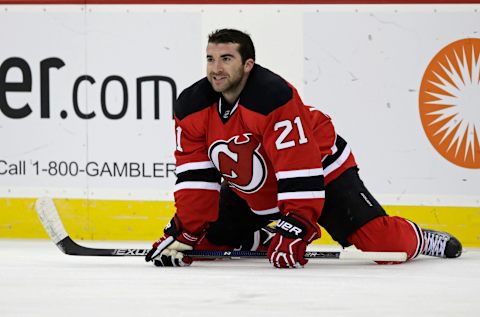 Kyle Palmieri #21 of the New Jersey Devils (Photo by Adam Hunger/Getty Images)