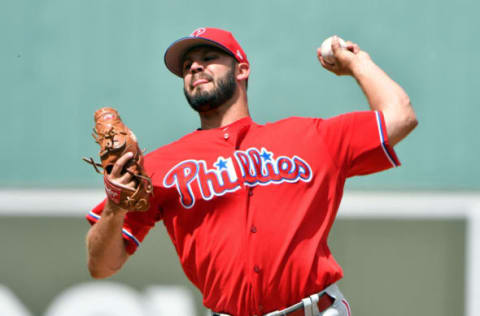 Morgan Is Enjoying Another Solid Spring, but This Time It’s for a Bullpen Seat. Photo by Steve Mitchell – USA TODAY Sports.