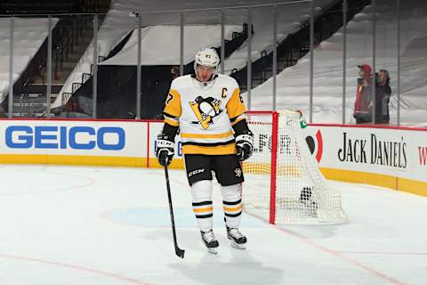 Sidney Crosby #87 of the Pittsburgh Penguins. (Photo by Mitchell Leff/Getty Images)