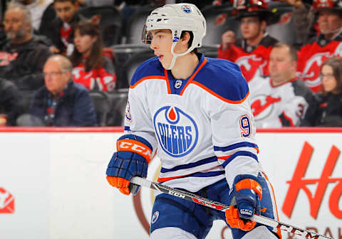 Ryan Nugent-Hopkins #93 of the Edmonton Oilers (Photo by Jim McIsaac/Getty Images)