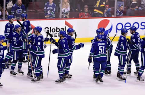 NHL: Calgary Flames at Vancouver Canucks