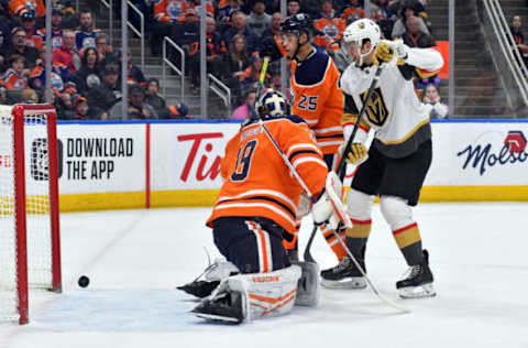 Mikko Koskinen #19, Edmonton Oilers Mandatory Credit: Walter Tychnowicz-USA TODAY Sports