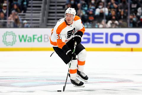 Justin Braun #61 of the Philadelphia Flyers (Photo by Steph Chambers/Getty Images)