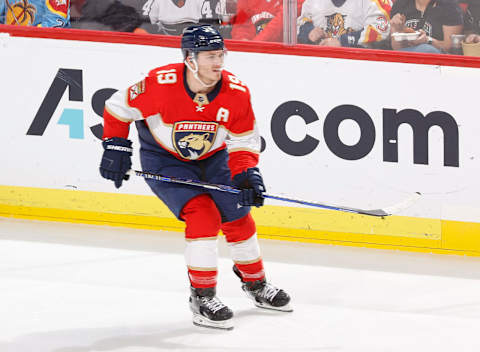 Florida Panthers, Matthew Tkachuk #19. (Photo by Joel Auerbach/Getty Images)