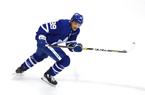 Nicholas Robertson #89 of the Toronto Maple Leafs (Photo by Andre Ringuette/Freestyle Photo/Getty Images)