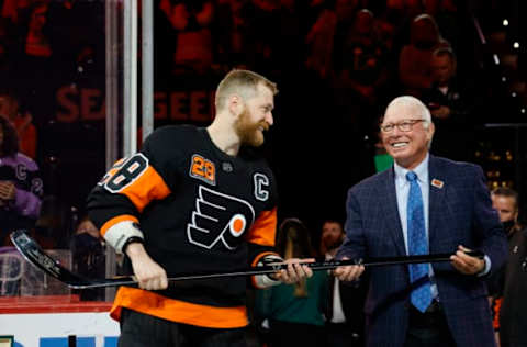 Claude Giroux #28, Philadelphia Flyers (Photo by Tim Nwachukwu/Getty Images)