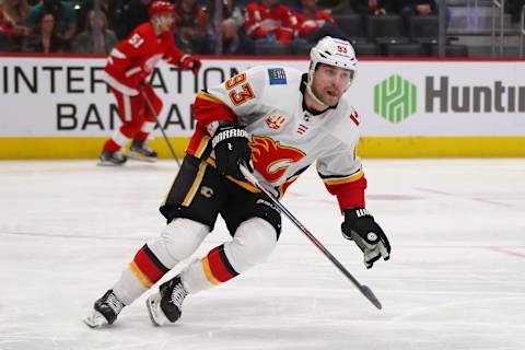 Sam Bennett #93 of the Calgary Flames (Photo by Gregory Shamus/Getty Images)