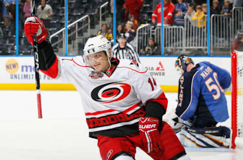 Sergei Samsonov, Carolina Hurricanes (Photo by Kevin C. Cox/Getty Images)