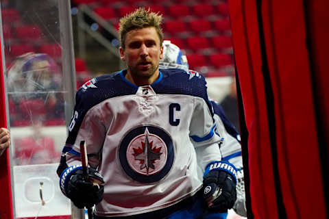 Winnipeg Jets, Blake Wheeler (26). Mandatory Credit: James Guillory-USA TODAY Sports