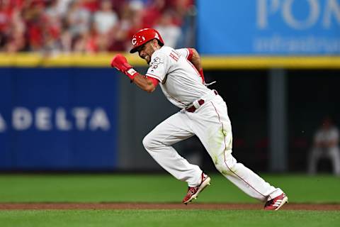 CINCINNATI, OH – JULY 24: Billy Hamilton #6 of the Cincinnati Reds runs the bases against the St. Louis Cardinals at Great American Ball Park on July 24, 2018 in Cincinnati, Ohio. (Photo by Jamie Sabau/Getty Images)