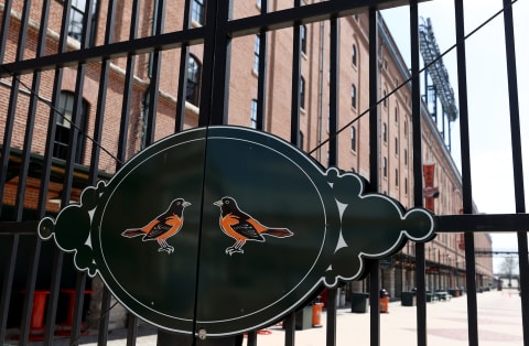 The home of the Baltimore Orioles, Oriole Park at Camden Yards (Photo by Rob Carr/Getty Images)