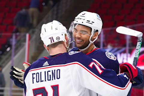 To acquire Nick Foligno, the Blue Jackets traded Marc Methot. For Seth Jones, they had to trade Ryan Johansen. Mandatory Credit: James Guillory-USA TODAY Sports