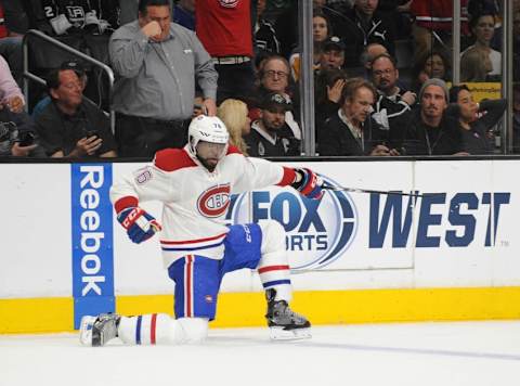 Montreal Canadiens defenseman P.K. Subban (76) Mandatory Credit: Gary A. Vasquez-USA TODAY Sports