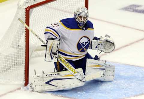 Oct 5, 2021; Pittsburgh, Pennsylvania, USA; Dustin Tokarski. Mandatory Credit: Charles LeClaire-USA TODAY Sports