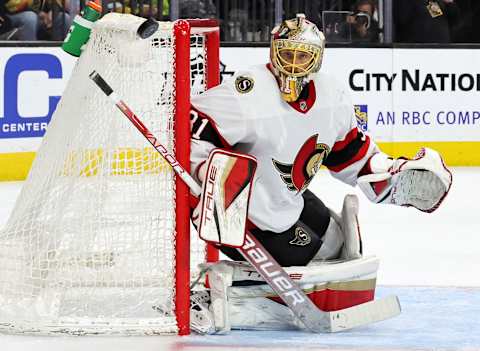 Anton Forsberg #31 of the Ottawa Senators (Photo by Ethan Miller/Getty Images)