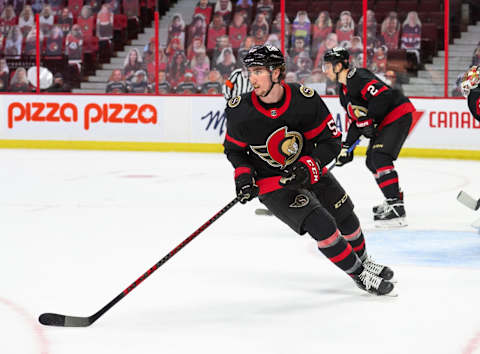 Alex Formenton #59 of the Ottawa Senators (Photo by Matt Zambonin/Freestyle Photography/Getty Images)