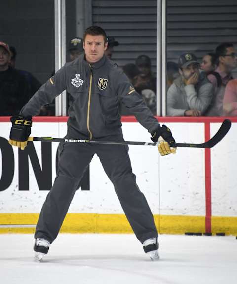 LAS VEGAS, NV – MAY 23: Assistant coach Ryan Craig of the Vegas Golden Knights attends the team’s first practice since winning the Western Conference Finals at City National Arena on May 23, 2018 in Las Vegas, Nevada. The Golden Knights will play for the Stanley Cup beginning on May 28 against either the Washington Capitals or the Tampa Bay Lightning. (Photo by Ethan Miller/Getty Images)