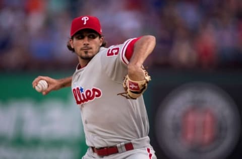 With Being on the 40-Man Roster as a Consideration, Eflin Can Earn His Way Back to the Phils After the All-Star Break. Photo by Jerome Miron – USA TODAY Sports.