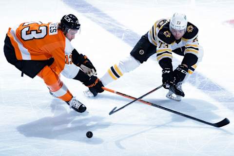 Charlie McAvoy #73 of the Boston Bruins. (Photo by Tim Nwachukwu/Getty Images)