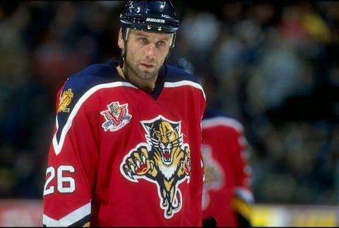 Ray Sheppard of the Florida Panthers: (Robert Laberge /Allsport)