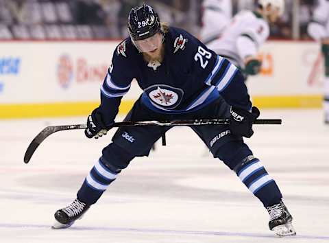 Patrik Laine #29 of the Winnipeg Jets. (Photo by Jason Halstead /Getty Images)