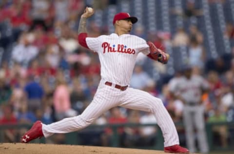 Will Velasquez have a big year and be the two-slot hurler? Photo by Mitchell Leff/Getty Images.