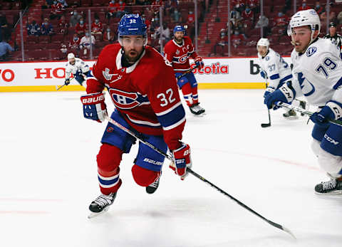 Erik Gustafsson of the Montreal Canadiens (Photo by Bruce Bennett/Getty Images)