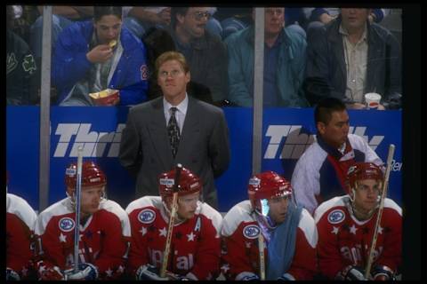 Jim Schoenfeld, Washington Capitals Mandatory Credit: Rick Stewart /Allsport