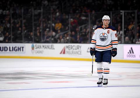 Connor McDavid #97 of the Edmonton Oilers. (Photo by Harry How/Getty Images)