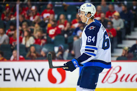 Winnipeg Jets, Logan Stanley (64).  Credit: Sergei Belski-USA TODAY Sports