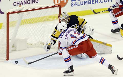 New York Rangers left wing Alexis Lafreniere . Mandatory Credit: Charles LeClaire-USA TODAY Sports