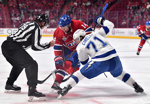 Nick Suzuki #14 of the Montreal Canadiens. (Photo by Minas Panagiotakis/Getty Images)