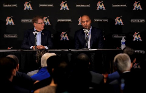 It’s imperative the Miami Marlins come off smelling like roses this July. (Photo by Mike Ehrmann/Getty Images)