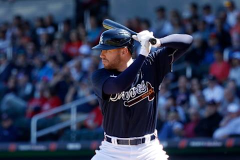 Atlanta Braves first baseman Freddie Freeman. (Photo by Joe Robbins/Getty Images)